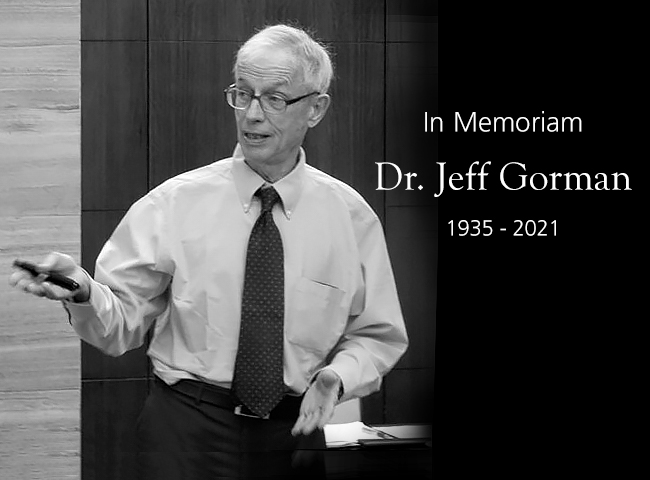 DEI Dr. Jeff Gorman - In Memoriam